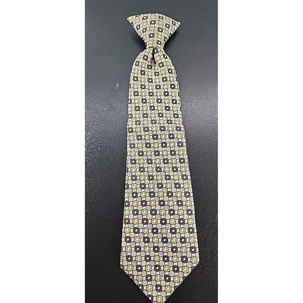 Vintage Wembley‎ Boys clip neck tie Geometric  Classic
